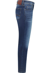 Męskie Spodnie Jeansowe Mustang Style Denver Straight Denim Blue 1017444 5000 883