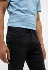 Męskie Spodnie Jeansowe Mustang Style Frisco Skinny Denim Black 1015855 4000 901