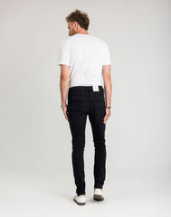 Męskie Spodnie jeansowe Mustang Style Frisco Skinny Denim Black 1018071 4000 940