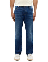 Męskie Spodnie jeansowe Mustang Style Michigan Straight Denim Blue 1015882 5000 983
