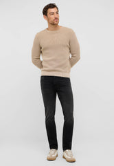 Męskie Spodnie jeansowe Mustang Style Oregon Slim Denim Black 1016798 4000 803