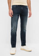 Męskie Spodnie jeansowe Mustang Style Oregon Slim Denim Blue 1016428 5000 783