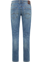 Męskie Spodnie Jeansowe Mustang Style Oregon Slim Denim Blue 1016429 5000 683
