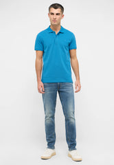 Męskie Spodnie Jeansowe Mustang Style Oregon Slim Denim Blue 1016429 5000 683