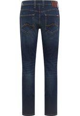 Męskie Spodnie Jeansowe Mustang Style Oregon Slim Denim Blue 1016802 5000 903