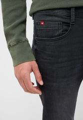 Męskie Spodnie jeansowe Mustang Style Oregon Slim K Denim Black 1017227 4000 883