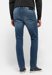 Męskie Spodnie jeansowe Mustang Style Oregon Slim K Denim Blue 1015873 5000 583