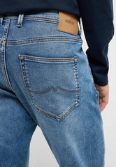 Męskie Spodnie Jeansowe Mustang Style Oregon Slim K Denim Blue 1017431 5000 582