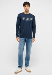 Męskie Spodnie Jeansowe Mustang Style Oregon Slim K Denim Blue 1017431 5000 582