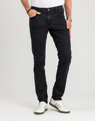 Męskie Spodnie jeansowe Mustang Style Oregon Tapered Denim Black 1018299 4000 940