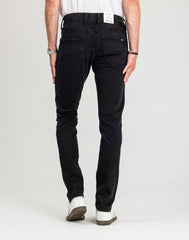 Męskie Spodnie jeansowe Mustang Style Oregon Tapered Denim Black 1018299 4000 940