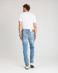 Męskie Spodnie jeansowe Mustang Style Oregon Tapered Denim Blue 1018072 5000 401
