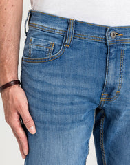 Męskie Spodnie jeansowe Mustang Style Oregon Tapered Denim Blue 1018072 5000 623
