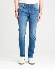 Męskie Spodnie Jeansowe Mustang Style Orlando Slim Denim Blue 1016625 5000 682