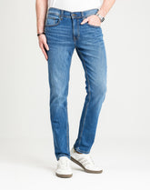 Męskie Spodnie Jeansowe Mustang Style Orlando Slim Denim Blue 1016625 5000 682