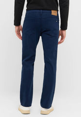 Męskie Spodnie jeansowe Mustang Style Tramper Straight Navy Blazer 1016828 5324