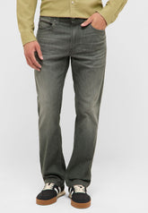 Męskie Spodnie Jeansowe Mustang Style Tramper Straight ULW Dark Ivy 1018580 6326