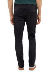 Męskie Spodnie jeansowe Mustang Style Vegas Slim Denim Black 1016794 4000 982