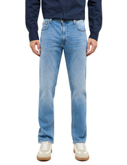 Męskie Spodnie Jeansowe Mustang Style Washington Straight Denim Blue 1017439 5000 403