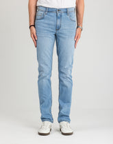 Męskie Spodnie jeansowe Mustang Style Washington Straight Denim Blue 1018074 5000 401