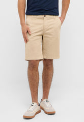 Męskie Szorty Mustang Style Brad Chino Shorts White Pepper 1017473 3268