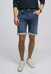 Męskie Szorty Mustang Style Chicago Shorts Z Denim Blue 1016978 5000 682