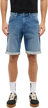 Męskie Szorty Mustang Style Chicago Shorts Z Denim Blue 1017455 5000 583