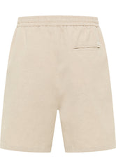 Męskie Szorty Materiałowe Mustang Style Linen Jogger Shorts Whisper White 1015146 2013