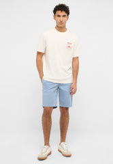 Męskie Szorty Mustang Style Portland Shorts Faded Denim 1017458 5124