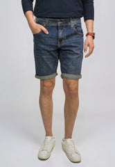 Męskie Szorty Mustang Style Chicago Shorts Z Denim Blue 1016977 5000 883