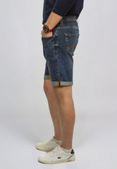 Męskie Szorty Mustang Style Chicago Shorts Z Denim Blue 1016977 5000 883