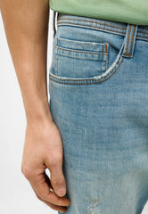 Męskie Szorty Mustang Style Denver Shorts Denim Blue 1016590 5000 313