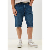 Męskie Szorty Jeansowe Mustang Jackson Shorts Denim Blue 1015153 5000 804