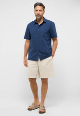 Męskie Szorty Mustang Style Linen Jogger Shorts Ecru 1016459 2014