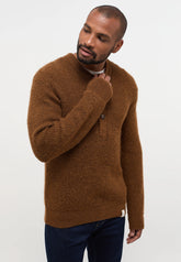 Męski Sweter Mustang Style Emil C Henley Rubber 1014118 3161