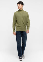 Męski Sweter Mustang Style Escondido Oil Green 1015476 6273