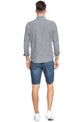 Męskie Spodenki Lee Rider Short Flick Dark L73FLJKA 112120537