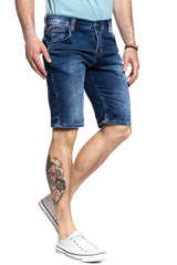 Spodenki Męskie Mustang Chicago Short Denim Blue 1007113 5000 683