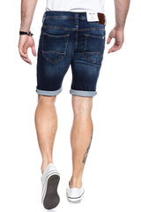 Spodenki Męskie Mustang Chicago Short Denim Blue 1007113 5000 923