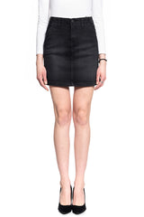 Damska Spódnica Jeansowa Lee Tailored A Line Skirt Black Tyro L38BCPJW 112108136