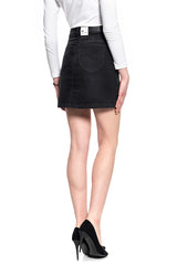 Damska Spódnica Jeansowa Lee Tailored A Line Skirt Black Tyro L38BCPJW 112108136