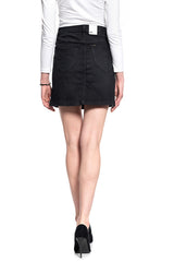 Damska Spódnica Jeansowa Lee Tailored A Line Skirt Black Tyro L38BCPJW 112108136
