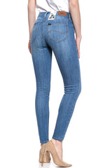 Damskie Spodnie Lee Scarlett High Blue L526PFYO 112111798