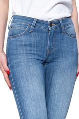 Damskie Spodnie Lee Scarlett High Blue L526PFYO 112111798