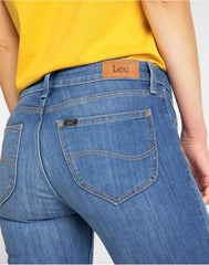 Damskie Spodnie Lee Scarlett High Blue L526PFYO 112111798