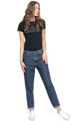 SPODNIE DAMSKIE LEE TAILORED MOM DARK WORN L31IRDEP 112107151