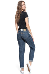 SPODNIE DAMSKIE LEE TAILORED MOM DARK WORN L31IRDEP 112107151