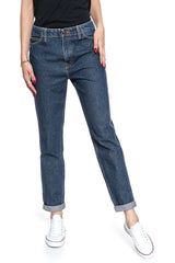 SPODNIE DAMSKIE LEE TAILORED MOM DARK WORN L31IRDEP 112107151