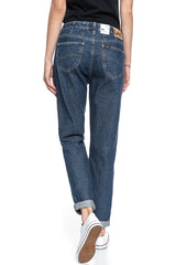 SPODNIE DAMSKIE LEE TAILORED MOM DARK WORN L31IRDEP 112107151