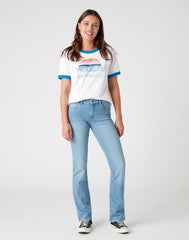 SPODNIE DAMSKIE WRANGLER BOOTCUT DESERT TRAIL W28BZH28U 112128251